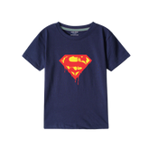 NAVY GRAPHICS SUPPER T-SHIRT