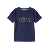 NAVY GRAPHICS TAXES T-SHIRT