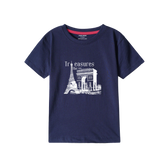 TREASURE NAVY PRINTED BOYS T.SHIRT