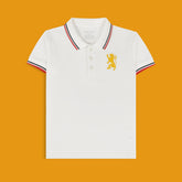 JUNIOR SNOW-WHITE COLOR BOYS SHORT SLEEVE (POLO) T.SHIRT