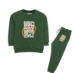 BURN FOR FAT JUNIOR BOY ARMY COLOR TRACK SUIT