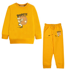 POPEYE JUNIOR BOY YELLOW HEADER COLOR TRACK SUIT
