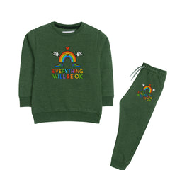 EVERYTHING JUNIOR BOY ARMY COLOR TRACK SUIT