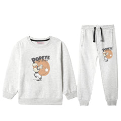 POPEYE JUNIOR BOY OATMEAL COLOR TRACK SUIT