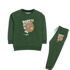 POPEYE JUNIOR BOY ARMY COLOR TRACK SUIT