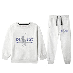 POLO JUNIOR BOY OATMEAL COLOR TRACK SUIT