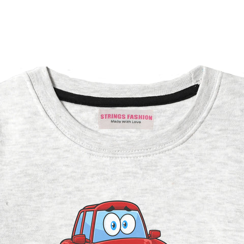 DIRTY CAR JUNIOR BOY OATMEAL COLOR TRACK SUIT