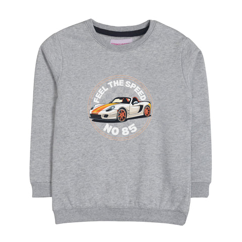 FEEL THE SPEED GREY HEADER BOYS SWEAT-SHIRT