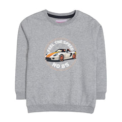 FEEL THE SPEED GREY HEADER BOYS SWEAT-SHIRT