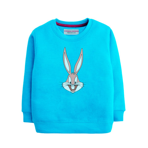 BUG BUN SKY BLUE COLOR GIRLS TERYY FABRIC TRACK SUIT