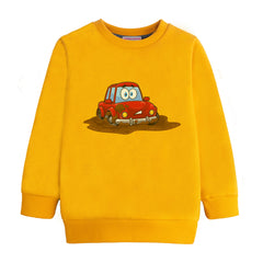 DIRTY CAR JUNIOR BOY YELLOW HEADER COLOR TRACK SUIT