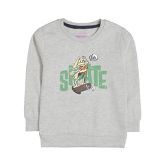 SKATE OATMEAL BOYS LONG SLEEVE SWEAT-SHIRT