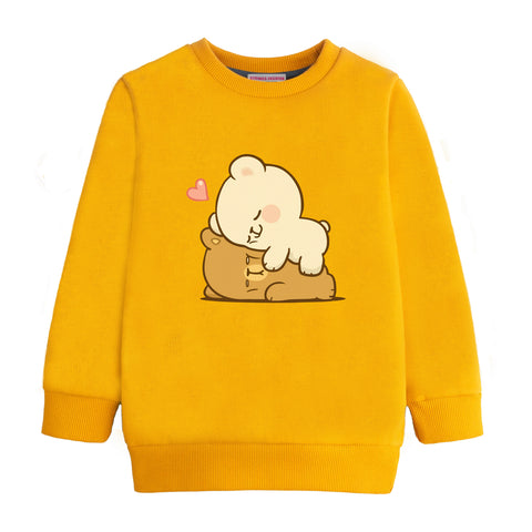 MILK & MOCHA MUSTERED COLOR GIRLS TRACK SUIT