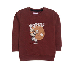 POPEYE JUNIOR BOY BURGUNDY COLOR TRACK SUIT