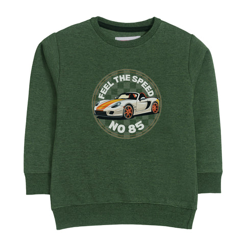 FEEL THE SPEED SWEAT-SHIRT ARMY COLOR