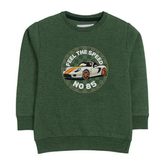 FEEL THE SPEED SWEAT-SHIRT ARMY COLOR