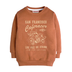 SAN FRANCISCO LIGHT BROWN COLOR BOYS LONG SLEEVE SWEAT-SHIRT