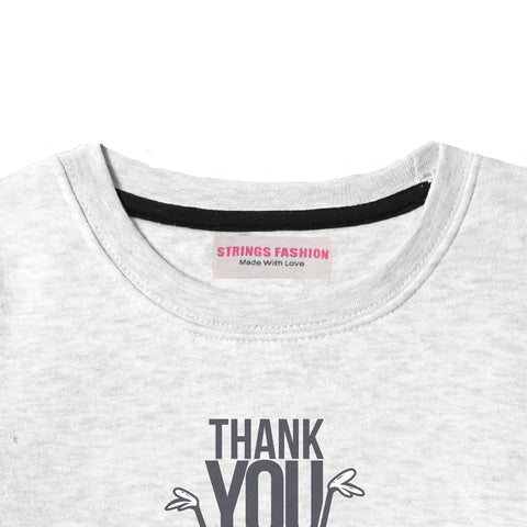 THANK YOU JUNIOR BOY OATMEAL COLOR TRACK SUIT
