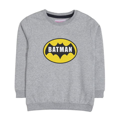 BATMAN GREY COLOR BOYS LONG SLEEVE SWEAT-SHIRT