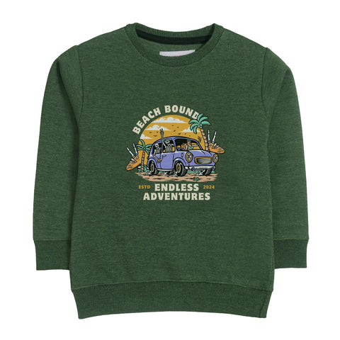 BEACH BOUND JUNIOR BOY ARMY COLOR TRACK SUIT