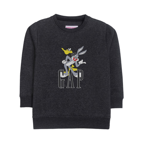 Gap Charcoal Boys Long Sleeve Sweat-Shirt