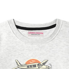 PLANE JUNIOR BOY OATMEAL COLOR TRACK SUIT