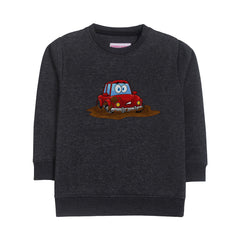 DIRTY CAR JUNIOR BOY CHARCOAL COLOR TRACK SUIT