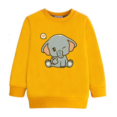 BABY ELEPHANT MUSTERED COLOR GIRLS TRACK SUIT