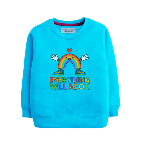 EVERYTHING JUNIOR BOY SKY BLUE TERYY FABRIC TRACK SUIT