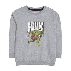 HULK GREY HEADER BOYS SWEAT-SHIRT