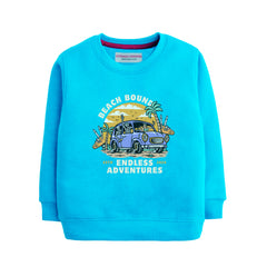 BEACH BOUND JUNIOR BOY SKY BLUE HEADER COLOR TRACK SUIT