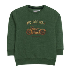 MOTORCYCLE JUNIOR BOY ARMY COLOR TRACK SUIT