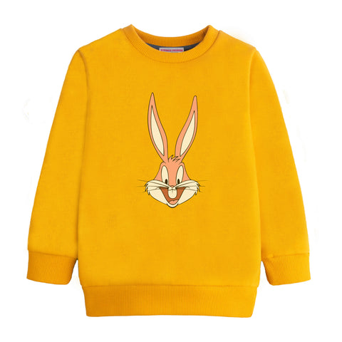 BUG BUN GIRLS ORANGE SHADE FLEECE SWEAT SHIRT