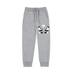 PANDA JUNIOR GIRLS GREY HEADER COLOR TRACK SUIT