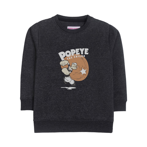 POPEYE JUNIOR BOY CHARCOAL COLOR TRACK SUIT