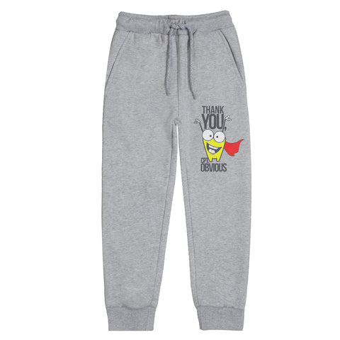 Thank You Junior Boy Track Suit Grey Header Color