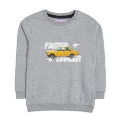 FASTER DANGER GREY HEADER BOYS SWEAT-SHIRT
