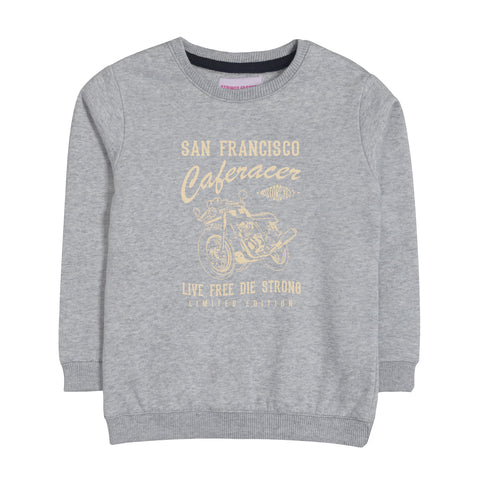 SAN FRESCISCO GREY HEADER BOYS SWEAT-SHIRT