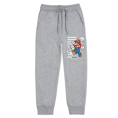 SUPER MARIO JUNIOR BOY GREY HEADER TRACK SUIT