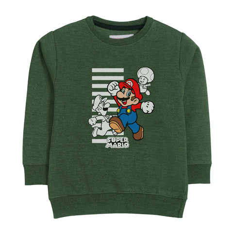 SUPER MARIO JUNIOR BOY ARMY COLOR TRACK SUIT