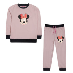 MINNIE PINK COLOR GIRLS TRACK SUIT