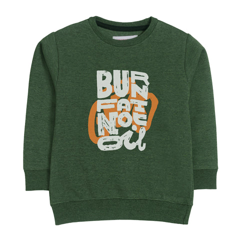 BURN FOR FAT JUNIOR BOY ARMY COLOR TRACK SUIT