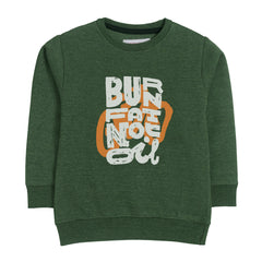 BURN FOR FAT BOY SWEAT-SHIRT ARMY COLOR