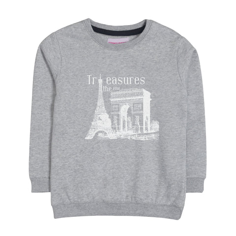 TREASURE GREY HEADER BOYS SWEAT-SHIRT