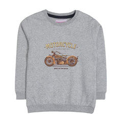 MOTORCYCLE GREY HEADER BOYS SWEAT-SHIRT