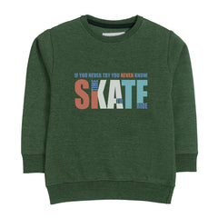 SKATE SWEAT-SHIRT ARMY COLOR