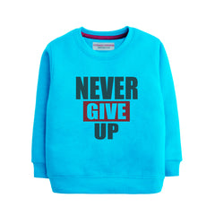 NEVER GIVE UP JUNIOR BOY SKY BLUE HEADER COLOR TRACK SUIT
