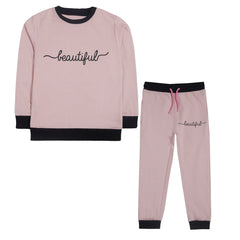 BEAUTIFUL PINK COLOR GIRLS TRACK SUIT
