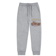 MOTORCYCLE JUNIOR BOY GREY HEADER TRACK SUIT
