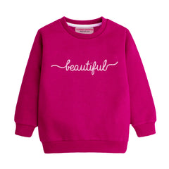 BEAUTIFUL RED GIRLS LONG SLEEVE SWEAT-SHIRT